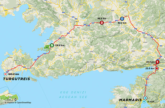 tour of Turkey stage 7 map